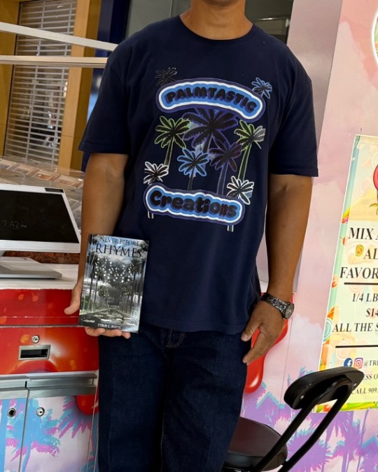 Palmtastic Creations Tee — Navy